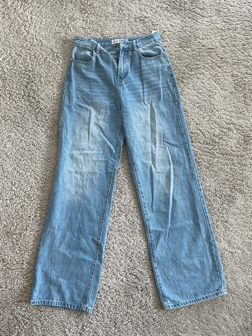 Light Wash Wide Leg Jeans